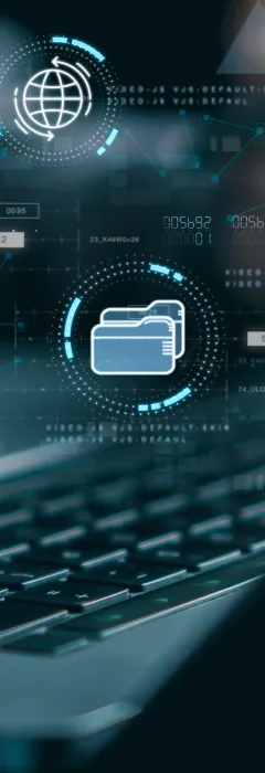 パソコン作業風景